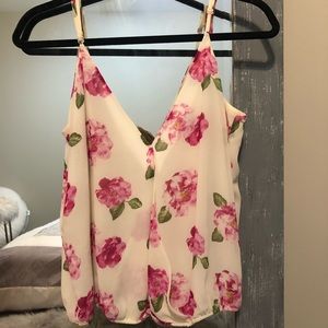 Floral flowy tank